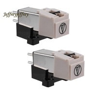 2 Piece AT3600L Magnetic Stylus LP Vinyl Record Player Needle Parts Accessories for Turntable Phonog