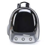 YQ27 Cat Bag Outing Pull Rod for Trolley Case Pet Diaper Bag Cage Portable Bag Space Space Capsule Cat Transparent B00
