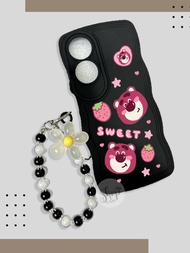 Case Gelombang + Strap Redmi 13 Note 13 13C 12 12C Poco C40 Poco M5 10 10c 9C 9A 9 8A 8 7 Note 10 N