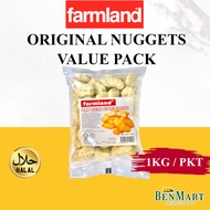 [BenMart Frozen] Farmland Original Chicken Nugget Value Pack 1kg - Halal - Malaysia