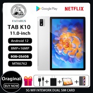 FATARUS Original Pad K10 Pro Android 12 Tablet 11 inch HD screen 8GB 256GB Tablet Android 8800mAh Tablet 5G network Tablets