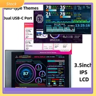 【ELECT】3.5-inch IPS display horizontal and vertical rotation Compatible with AIDA64