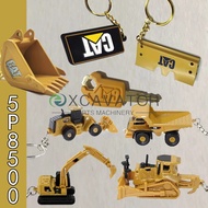 5P8500 8H5306 Ignition Key with Bucket Key Chain F0002 For Caterpillars Excavator Heavy Equipment Ke