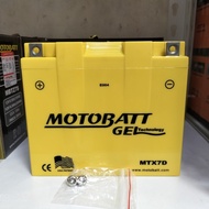 Promo Aki Motor Honda Tiger 2000 Motobatt Mtx7D Aki Kering