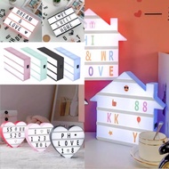 Letter box / light box a4 with usb led cinema Letter light box
