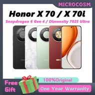 Honor X70 Snapdragon 6 Gen 4 6.79" 120Hz 8300mAh 80W Honor X70i Dimensity 7025 Ultra Fast Charging H
