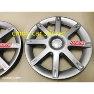 RIM STICKER RAYS VOLK RACING TE37 alza myvi axia bezza viva honda Toyota