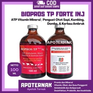 BIOPROS TP FORTE 100ml - ATP Vitamin Mineral Penguat Otot Hewan Sapi