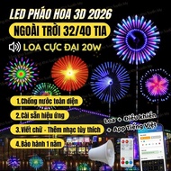 (DELIVERY ONLY IN THE NORTHERN) Flat Surface Led Fireworks Light with Frame Diameter 2 Meters 1, Col
