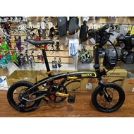 16" Gomax Vito 9 305 9 speed alloy folding bike bicycle lipat hydraulic brake 16-27