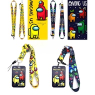 Am0ng Lanyard Trace Together Token Among Card Holder with Lanyard