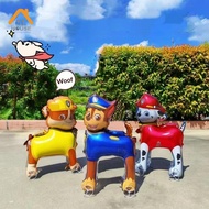 ZN 4D Cartoon Foil Balloons Elephant Stand Walking Balloon With Wheel For Kids Birthday Party Decora