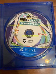 《今日快閃價》（中古二手）PS4遊戲PES2021 實況足球2021 PES 2021 Pro Evolution Soccer 2021 / eFootball PES 2021 Season Update 港版中英文版 絕版遊戲 稀有品 裸碟