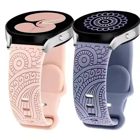 20mm Engraved Silicone Band For Huami Amazfit Bip 3 Pro Lite S U Pop /GTS 2 mni GTS2 GTS3 GTS4 /Neo/