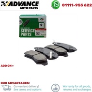 04465-BZ230 Perodua disc brake pad front for Myvi D20N 2017Y