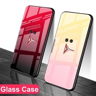 Tempered Glass Case For Lenovo Legion Pro Hard Back Cover Gradient Pattern Phone Cases For Lenovo Legion Phone Duel