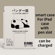 Case For iPad Cute Panda Pattern Compatible For iPad Mini 6 Air3 Pro 11 Air 3 4 5 Pro 12.9 10.5 10.9 Case Cover 2021 iPad Air 10.9 Case