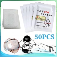 Household Emergency CPR Mask For Household Disposable CPR Face Shield Mask 50pcs Disposable Face Shi
