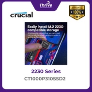 Crucial P310 1TB PCIe Gen4 2230 NVMe M.2 SSD