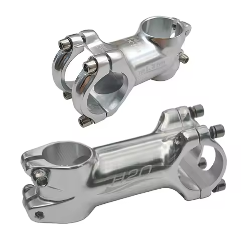 Aluminum Alloy Mountain Bike Stem Silver Ultralight MTB Bicycle Handlebar Stem