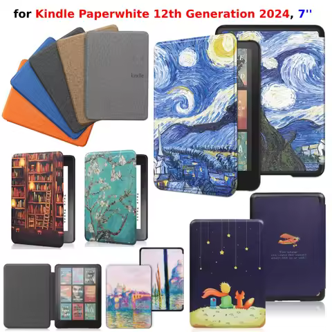 For Kindle Paperwhite 12th Generation Case 2024 7 inch Signature Edition para Amazon Kindle 2024 SA5