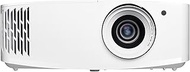Optoma 4K400x - 4K UHD, 4000 Lumens, Laser, HDR10/HLG, 240Hz 1080p Gaming, 4.2ms low Input Lag DuraC