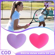 Tennis Racket Dampener Heart Pattern Head Tennis Racket Damper Tennis Dampener