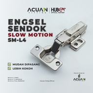 Huben Slow Motion Spoon Hinge 1 Pair Soft Close SM-L4 Soft Close Hinge