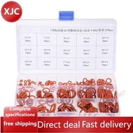 [XJC] 225pcs Red/White O-Ring Sealing Ring Set O-Ring Rubber Silicone
