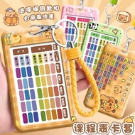 jadual kelas boleh ubah jadual waktu kelas boleh ubah board jadual sekolah Curriculum Schedule Card 