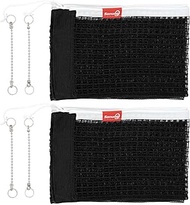 Sanung C-Y1 Table Tennis Net Set, [2 Pieces] High Stretch Foldable Ping Pong Cotton Net with 4 Chain