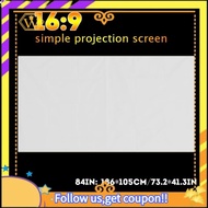 【W】Projector Curtain Anti-Light  Projector Screen for Movie Open-Air