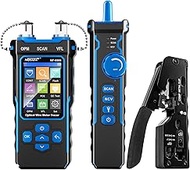 NOYAFA NF-8508 Network Cable Tester Kit with RJ45 Crimp Tool, Ethernet Cable Tester with Optical Pow