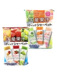 日本 國產果汁 草莓葡萄芒果＆哈蜜瓜橘子白桃 324g  綜合水果風味 果凍條