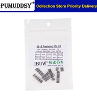 50PCS Alloy resistance 2512 SMD Resistor Samples kit ,10 kindsX5pcs=50pcs R001 R002 R005 R008 R010 R