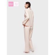 6IXTY8IGHT 68 Pajamas Loungewear Suit Ladies Spring Summer Long-Sleeved Cardigan Trousers Can Wear O