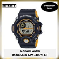 G-Shock Watch [Genuine Japan] RANGEMAN Radio Solar GW-9400YJ-1JF Men's Black x Yellow