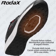 Rodax Mazel Ii Rpm Running Cycling Shoes All In One Cleat Shoes Rubber Cycling Shoes Anti-Slip Rubbe