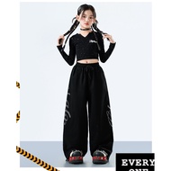 Kids Dance Outfit Hip Hop Shirt Hiphop Costume Kids Crop Top Kids Girl Jazz Dance Costume Catwalk Pe
