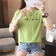 6Y737 T hirt Women Tshirt Clothes T shirt Women's T shirt Blouse Plus-size T-shirt Casual T-shirt La