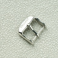 For Tissot buckle silver button Watches Logo Engraved Needle Lock 18mm