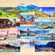 Switzerland Souvenir Fridge Magnet Door Food Culture Festivities 10 cm x 5