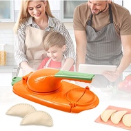 2024 New Year Kitchen Dumpling Maker Mould Tool Dough Manual Press Penekan Kulit Wonton Acuan Karipa