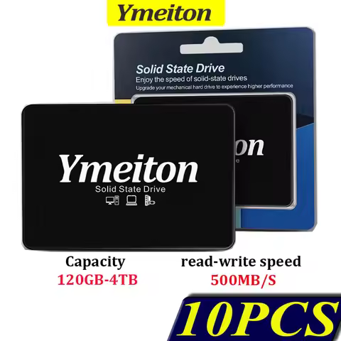Ymeiton 2-10PCS SSD Custom 120GB 240GB 480GB 960GB Internal Sata3 Solid State Drive 2.5 128GB 256GB 