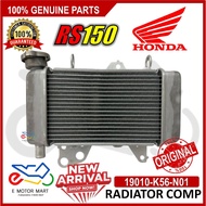 RS150 RADIATOR COMP RS150 TANGKI AIR COLLANT [100% ORIGINAL HONDA] - 19010-K56-N01