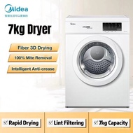 Midea 7kg dryer healthy drying deodorant mite removal fiber three-dimensional high temperature mite 