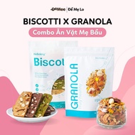 [Economical Combo] 250gr Granola - Nutritional Grain + 250gr Biscotti - Healthy Hebekery by Demee Snacks