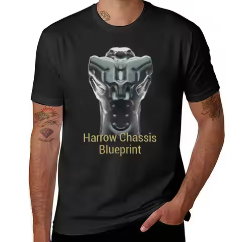 Harrow Chassis Blueprint Warframe Tennocon Meme T-Shirt vintage anime new edition tees t shirt for m