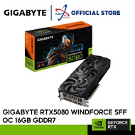 GIGABYTE GeForce RTX 5080 WINDFORCE SFF OC 16GB GDDR7 GRAPHICS CARD ( GV-N5080WF3OC-16GD )