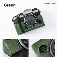 Llano Fuji XT5 Camera Bag Leather Camera Case Quality Leather Half Case for Fujifilm X-T5 Digital Ca